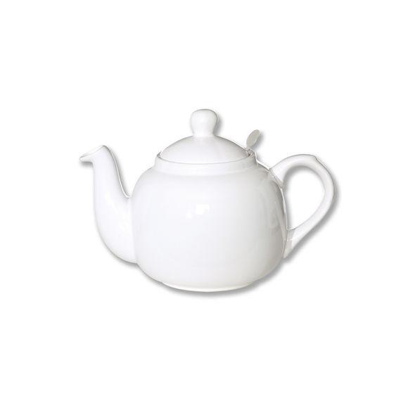Théière 2 tasses + filtre blanc