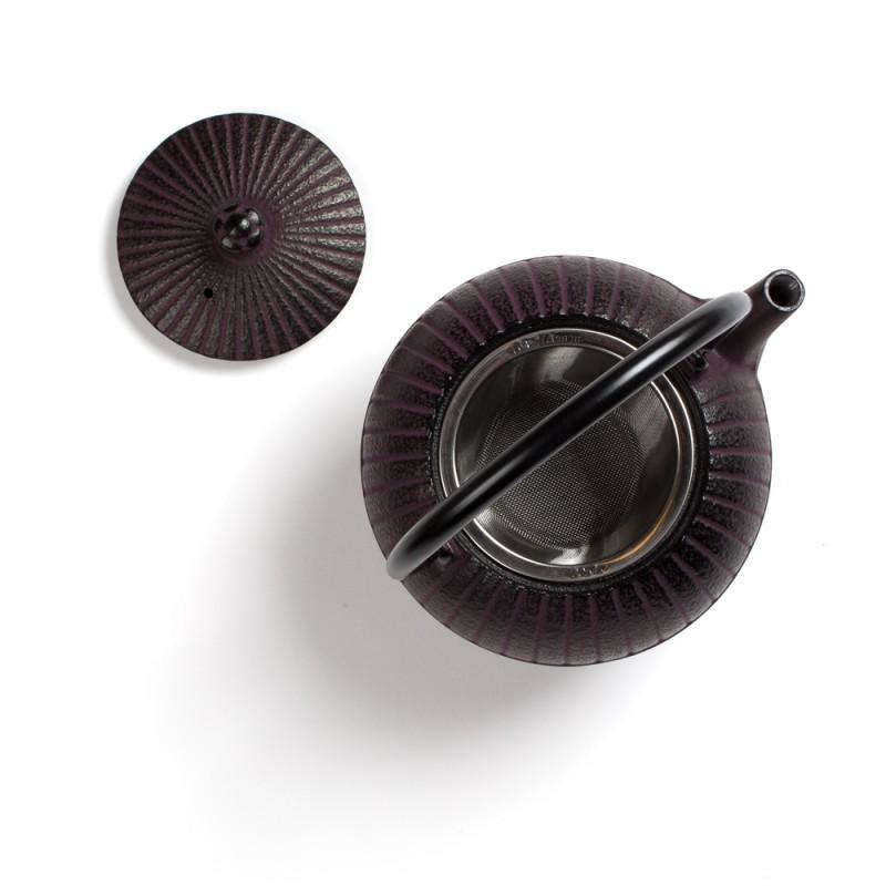 Théière fonte chakatake 0,55l Bordeaux