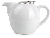 Théière en céramique 1.3 litres CAMELIA Blanc Blan
