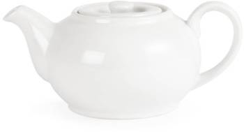 Pot à Thé Blanc - Olympia - 852ml - 4 Pièces