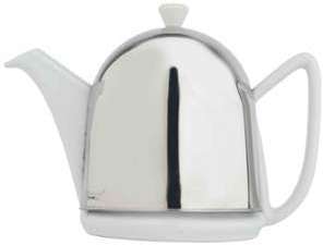 Théière 1 0 litre Cosy Manto Blanc brillant avec filtre Théière 1 0 litre Cosy Manto