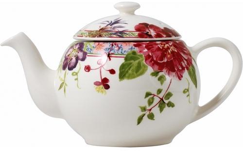 Théière en faïence Millefleurs petit modèle