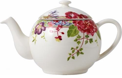Théière en faïence Millefleurs grand modèle