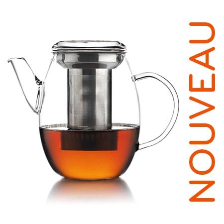 CARAFE EN VERRE POUR THÉS ET INFUSIONS GLACÉS Tran