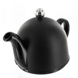 Théière hollandaise noire avec cloche thermo-prote