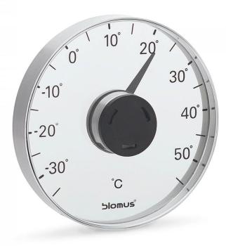 Grado - Thermomètre de fenêtre - inox/blanc/mat/au