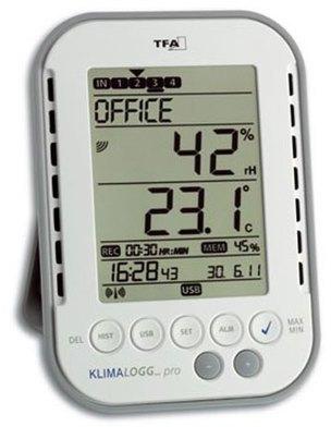 Thermomètre hygromètre Enregistreur avec connexion Thermomètre hygromètre Enregistreur