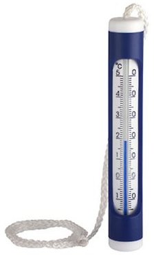 Thermomètre de piscine Blanc et Bleu de 160 mm T402004 Thermomètre de piscine Blanc