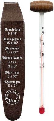 Thermomètre à vin dans son étuit BL-TVE-1474 Thermomètre à vin dans son