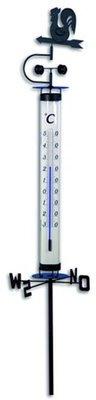 Thermomètre à Planter de jardin avec girouette TFA Thermomètre à Planter de jardin