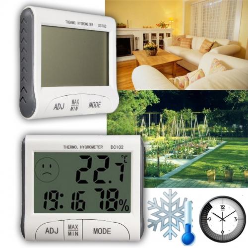 Thermomètre Hygromètre digital LCD