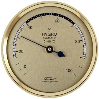 Hygromètre à Cheveu synthétique diam 68 mm Fischer Hygromètre à Cheveu synthétique