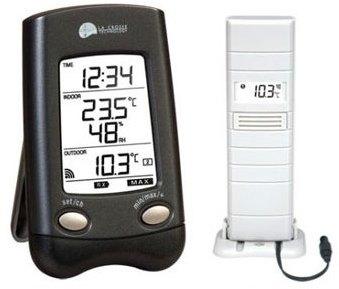 Thermomètre sans fil mini maxi double mesure LA CROSSE Thermomètre sans fil mini