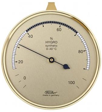 Hygromètre à cheveu synthétique diamètre 87 mm Fischer Hygromètre à cheveu synthétique