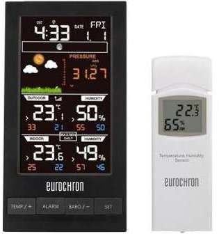 Station météo radiopilotée numérique Eurochron EFW
