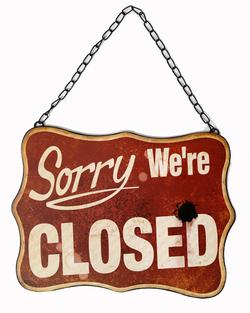 Plaque metal closed