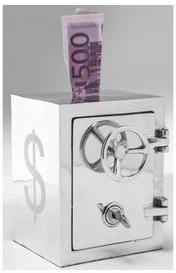 Tirelire Tresor Currency Declikdeco