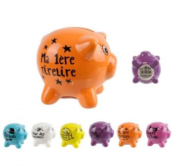 Tirelire cochon humour