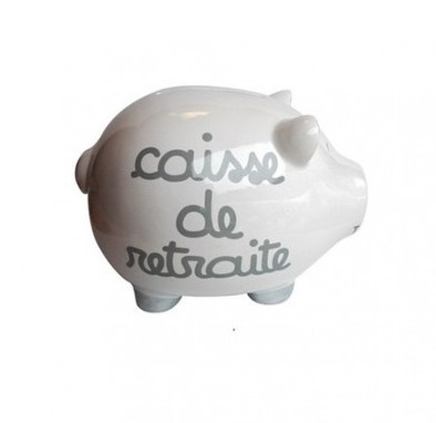 Tirelire Cochon Géante Retraite