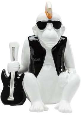 Tirelire design en faïence Punk-Rock Singe 36 cm