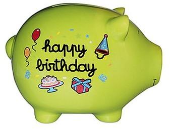 Tirelire Cochon Géante Anniversaire