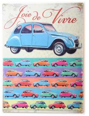 Plaque metal 2 cv citroen