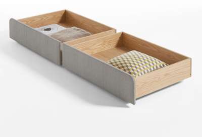 Tiroirs de rangement pour le lit ELORI (lot de 2)