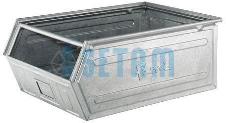 Bac métallique à bec zingué volume 88 litres Bac métallique à bec zingué