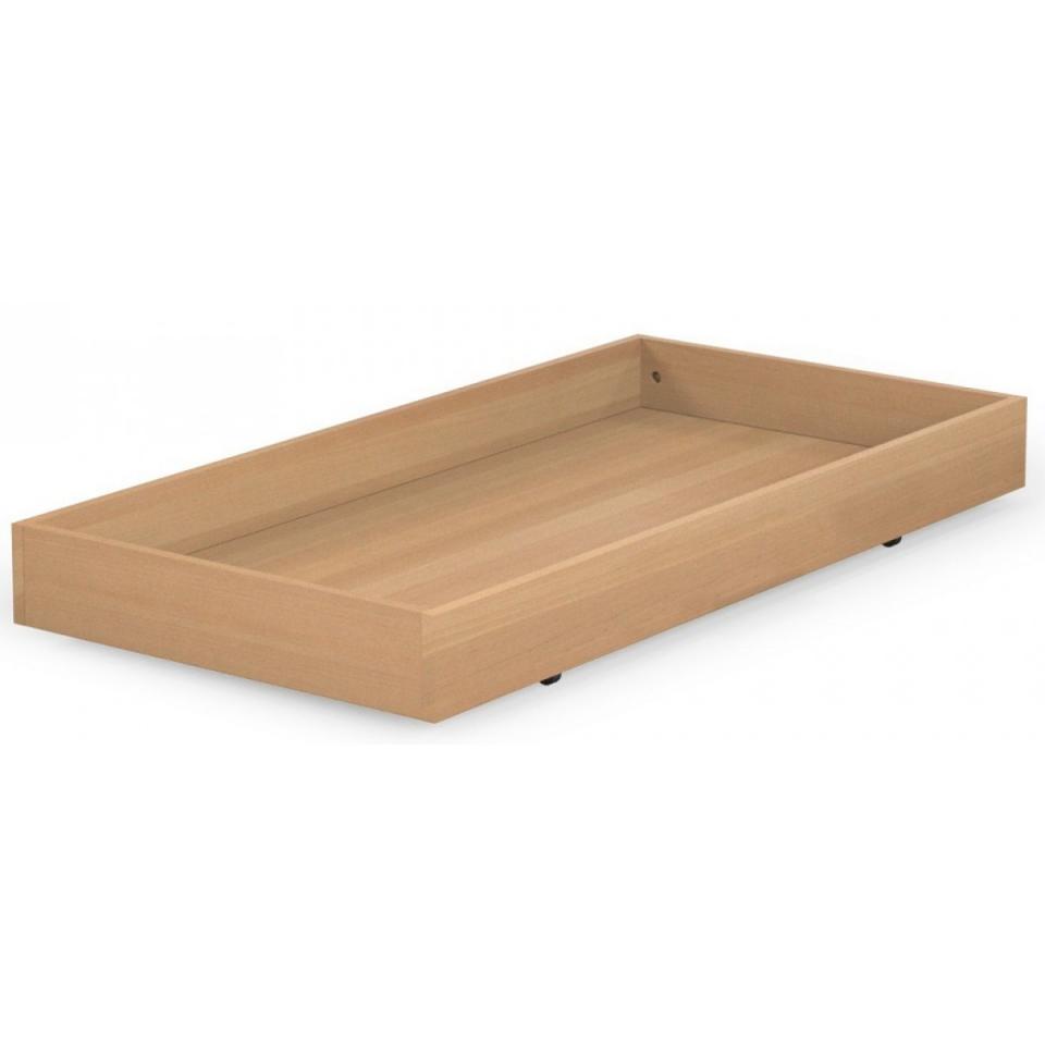 Tiroir de lit bébé bois naturel 60x120 - Terre de