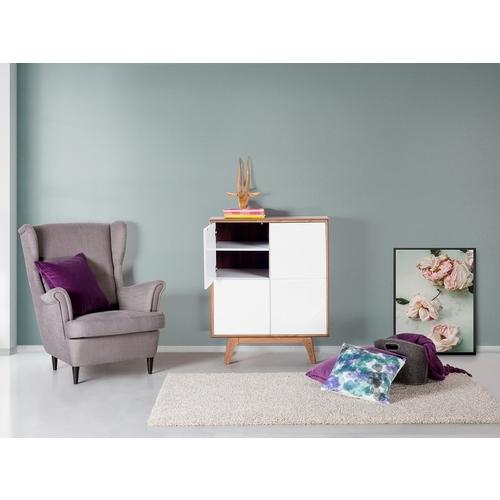 Armoire à chaussures - commode - étagère marron-bl