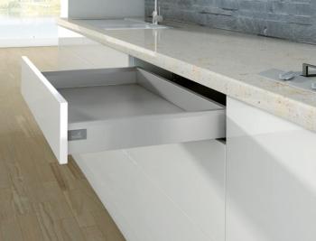 Tiroir coulissant en kit - hauteur 94 mm - arcitec