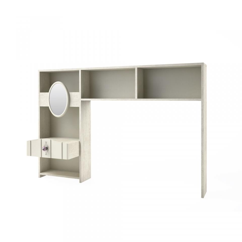 Tête de lit rangeante naturelle pour lit L90cm