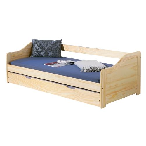 Lit gigogne Sandra 90x190cm - naturel