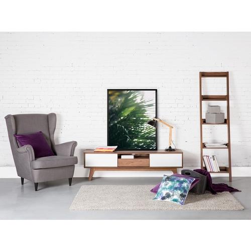 Meuble TV - meuble de rangement - blanc marron - Eerie Meuble TV - meuble de rangement