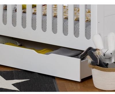 Tiroir lit bébé Module blanc Tiroir lit bébé Module blanc