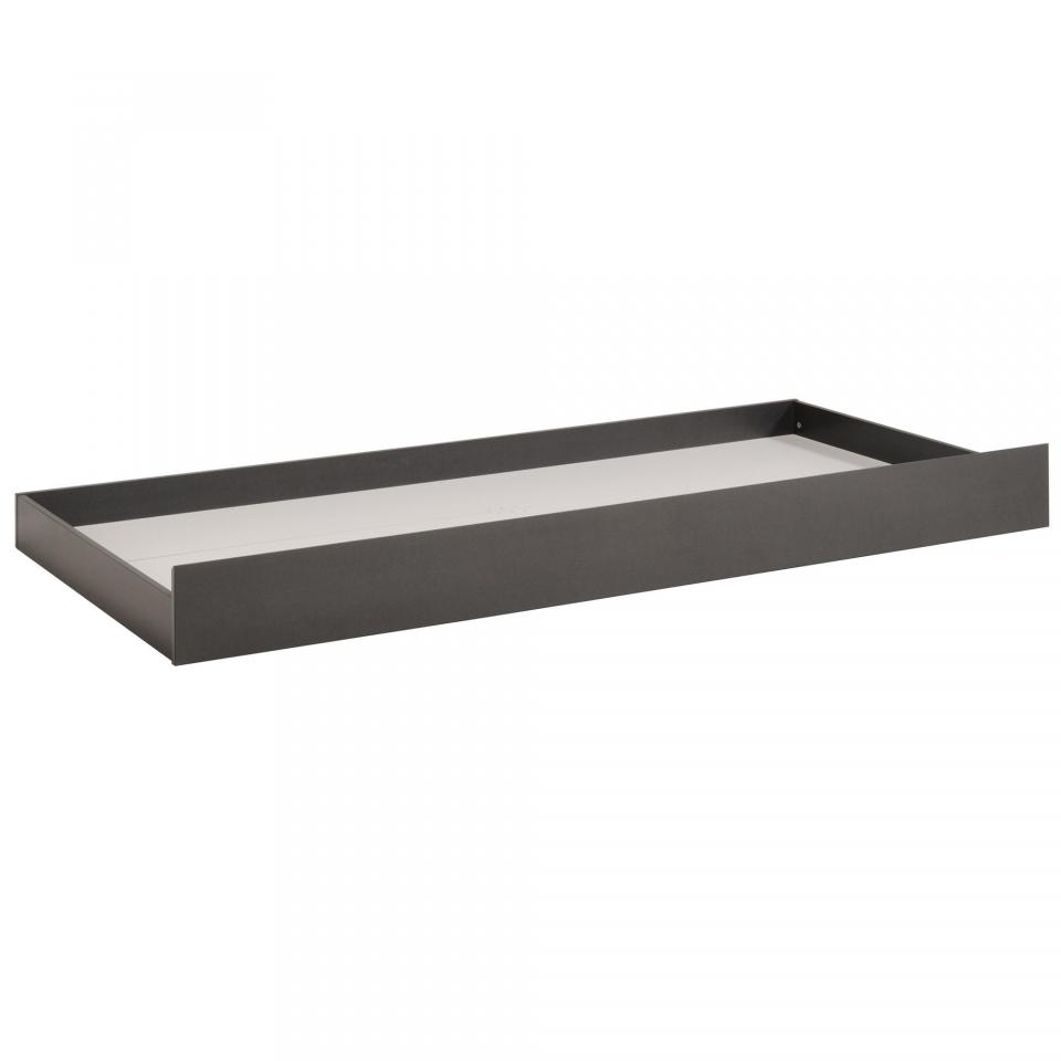 Tiroir de rangement gris pour lit 90x200cm Gris