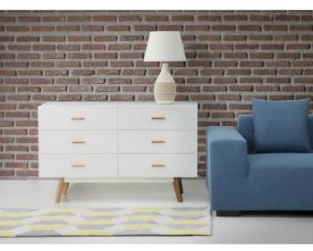 Commode - buffet - meuble TV - blanc - Newark Commode - buffet - meuble