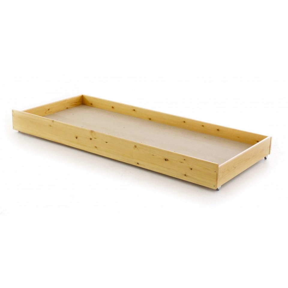 Tiroir de lit pin massif miel pour lit superposé 8
