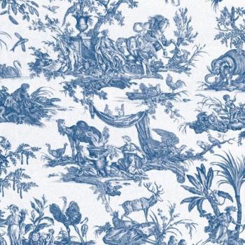 Toiles de Jouy - Tissu outdoor Les Quatre Parties