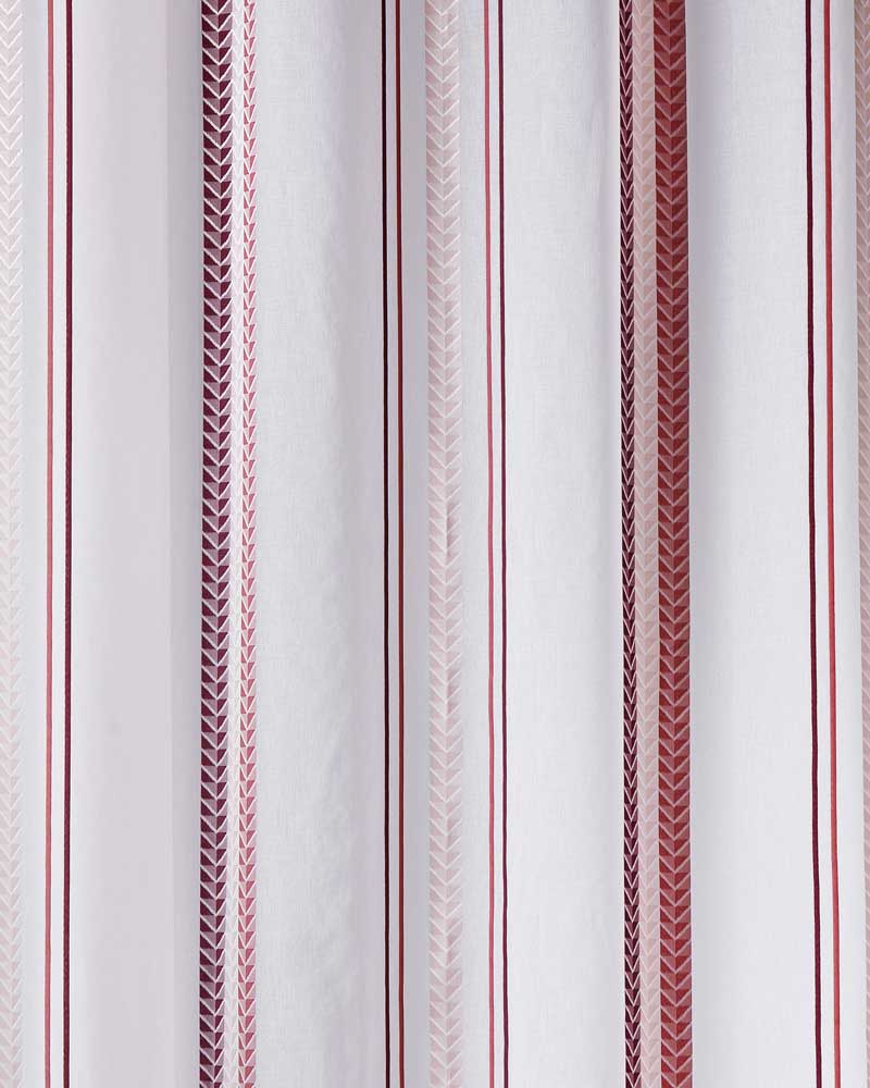 Tissu Etamine Jacquard à Rayures Verticales Design