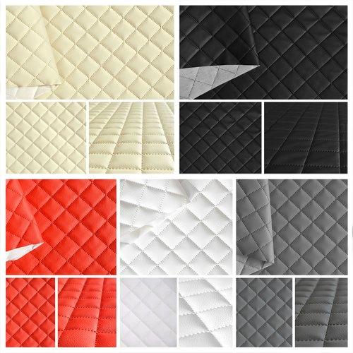 Tissu dameublement simili cuir piqué