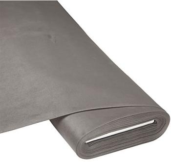 Tissu microfibre aspect velouté gris argent Tissu microfibre aspect velouté
