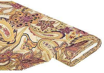 Tissu de décoration Sophie à motif Paisley, écru