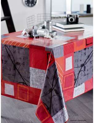 Nappe en toile cirée ronde 140 cm Patchgraphic