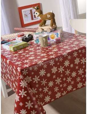 Nappe en toile cirée ovale 140x240 cm ETOILE DES N