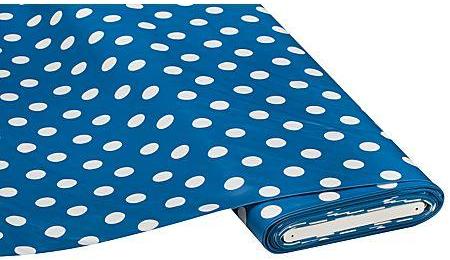 Toile cirée pois bleu blanc Toile cirée pois bleu blanc