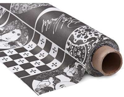 Toile cirée Bjørn Wiinblad gris foncé
