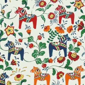 Toile cirée Dalahäst multicolore