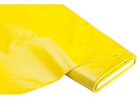Toile cirée épongeable uni jaune Toile cirée épongeable uni