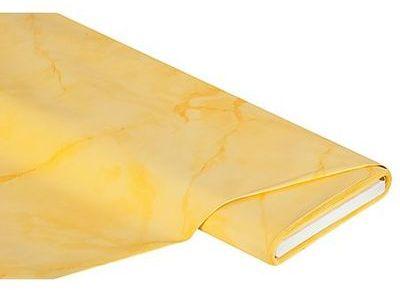 Linge de table épongeable - toile cirée marbre jaune Linge de table épongeable